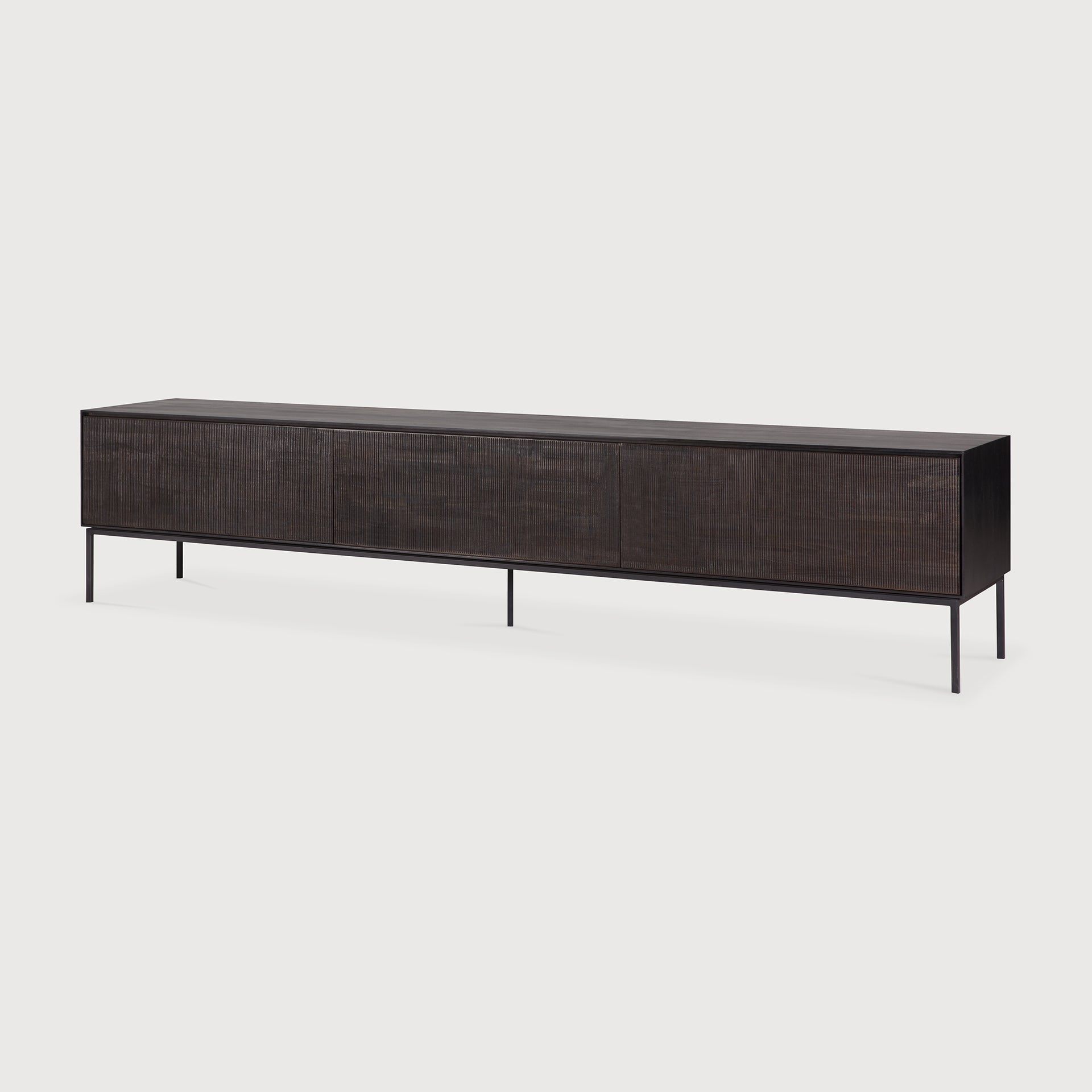Grooves TV Cupboard White Cliff Studio TV Cabinets