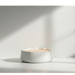 Hearth Candle Bowl White Cliff Studio Candles