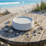 Hearth Candle Bowl White Cliff Studio Candles