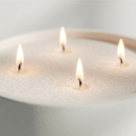 Hearth Candle Bowl White Cliff Studio Candles