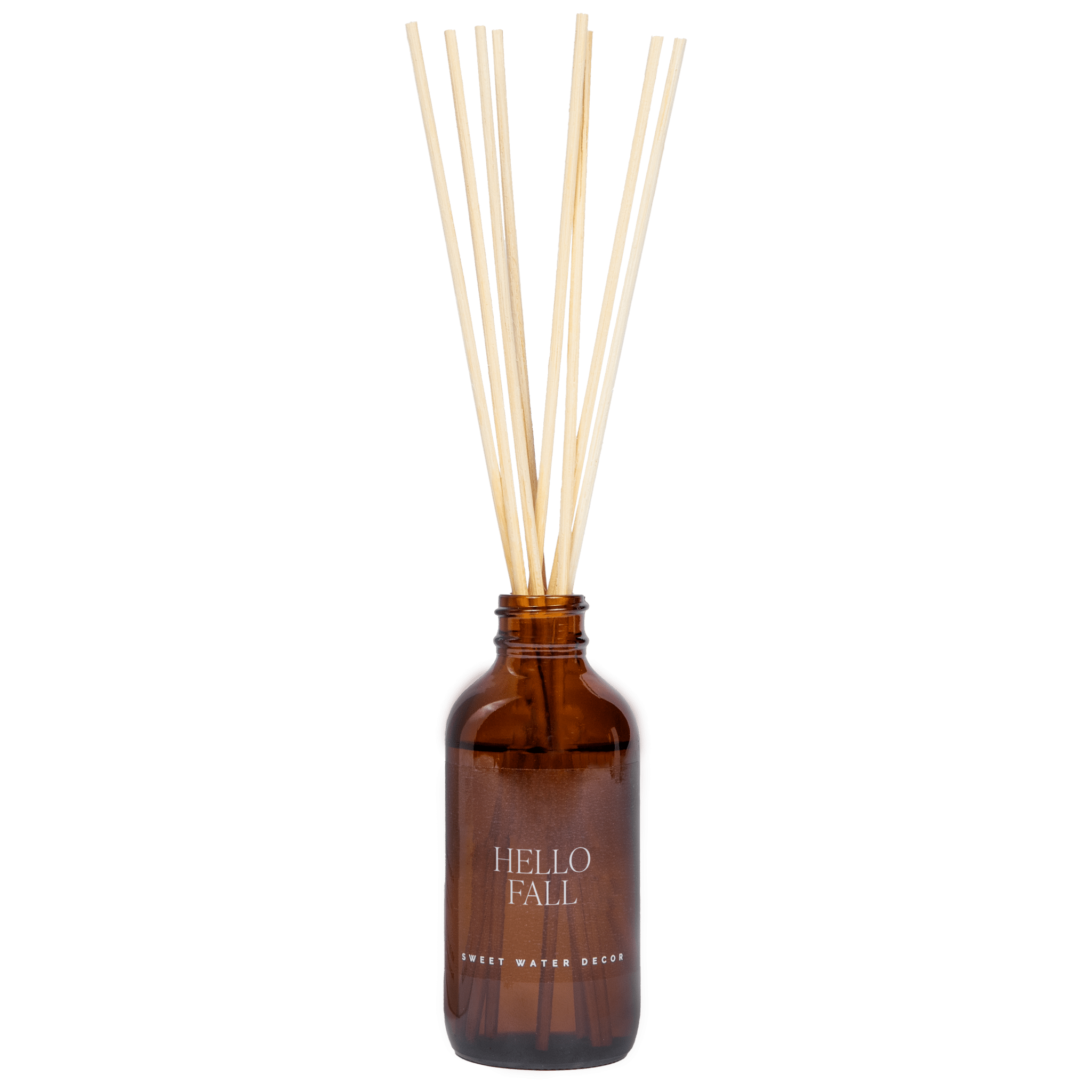 Hello Fall Amber Reed Diffuser White Cliff Studio Reed Diffusers