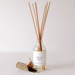 Hello Fall Clear Reed Diffuser White Cliff Studio Reed Diffusers