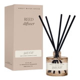 Hello Fall Tinted Glass Jar Reed Diffuser White Cliff Studio Reed Diffusers