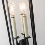 Henredon Exterior Wall Sconce in Forged Iron, Medium White Cliff Studio Outdoor Lighting