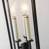 Henredon Exterior Wall Sconce in Forged Iron, Medium White Cliff Studio Outdoor Lighting