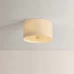 Hudson Valley Lighting | Ashland Flush Mount - AGED BRASS White Cliff Studio Flush Mount