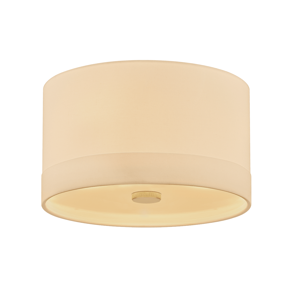 Hudson Valley Lighting | Ashland Flush Mount - AGED BRASS White Cliff Studio Flush Mount