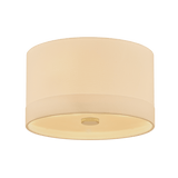 Hudson Valley Lighting | Ashland Flush Mount - AGED BRASS White Cliff Studio Flush Mount