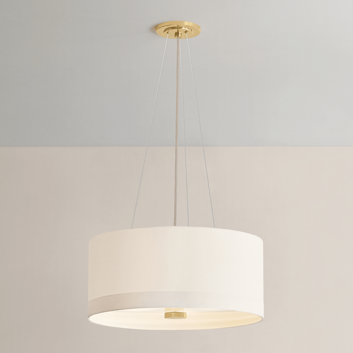 Hudson Valley Lighting | Ashland Pendant - AGED BRASS White Cliff Studio Pendant