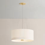 Hudson Valley Lighting | Ashland Pendant - AGED BRASS White Cliff Studio Pendant