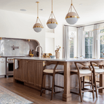 Hudson Valley Lighting | Bangor Flush Mount - AGED BRASS White Cliff Studio Flush Mount