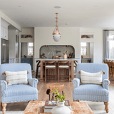 Hudson Valley Lighting | Bangor Flush Mount - AGED BRASS White Cliff Studio Flush Mount