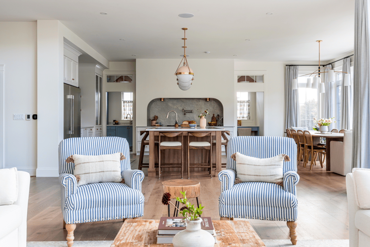 Hudson Valley Lighting | Bangor Flush Mount - AGED BRASS White Cliff Studio Flush Mount