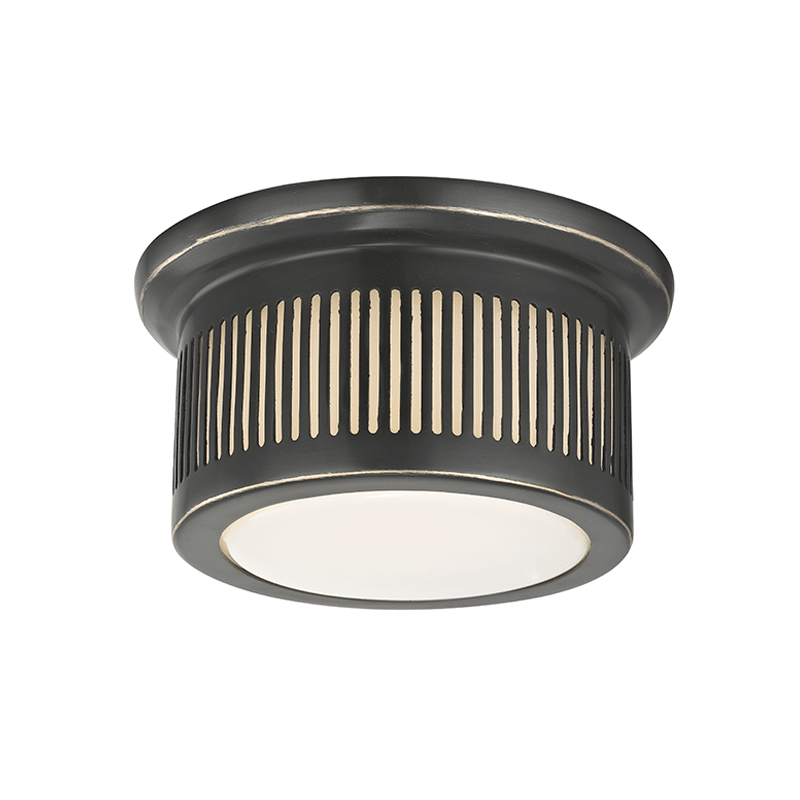 Hudson Valley Lighting | Bangor Flush Mount - OLD BRONZE White Cliff Studio Flush Mount