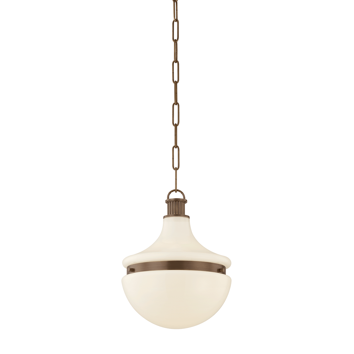 Hudson Valley Lighting | Barryville Pendant - HISTORIC BRONZE White Cliff Studio Pendant