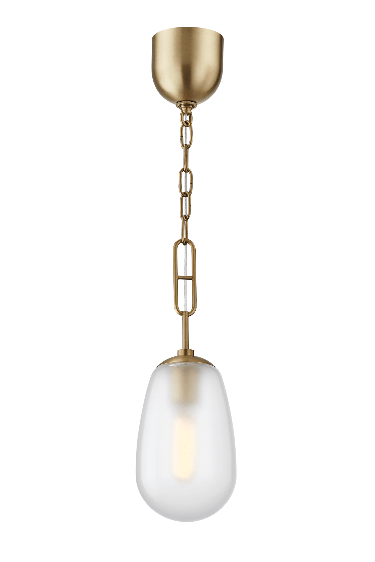 Hudson Valley Lighting | Bruckner Pendant - AGED BRASS White Cliff Studio Pendant