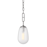 Hudson Valley Lighting | Bruckner Pendant - POLISHED NICKEL White Cliff Studio Pendant