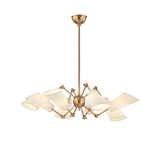 Hudson Valley Lighting | Buckingham Chandelier - AGED BRASS White Cliff Studio Chandelier