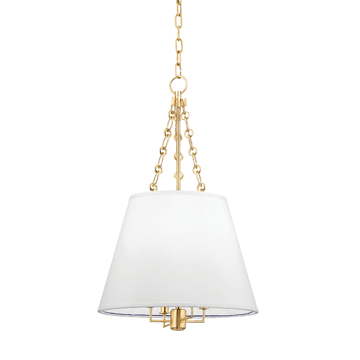 Hudson Valley Lighting | Burdett Pendant - AGED BRASS White Cliff Studio Pendant