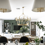 Hudson Valley Lighting | Burdett Pendant - AGED BRASS White Cliff Studio Pendant