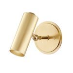 Hudson Valley Lighting | Bushwick Wall Sconce - AGED BRASS White Cliff Studio Wall Sconce