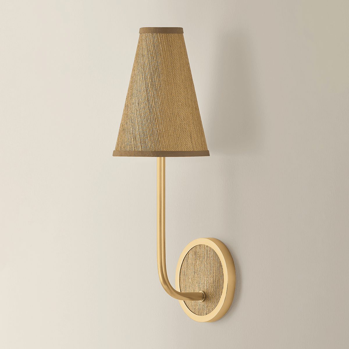 Hudson Valley Lighting | Buskirk Wall Sconce - AGED BRASS White Cliff Studio Wall Sconce