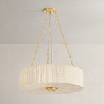 Hudson Valley Lighting | Camby Chandelier - AGED BRASS White Cliff Studio Chandelier
