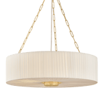 Hudson Valley Lighting | Camby Chandelier - AGED BRASS White Cliff Studio Chandelier