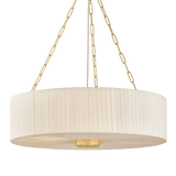 Hudson Valley Lighting | Camby Chandelier - AGED BRASS White Cliff Studio Chandelier