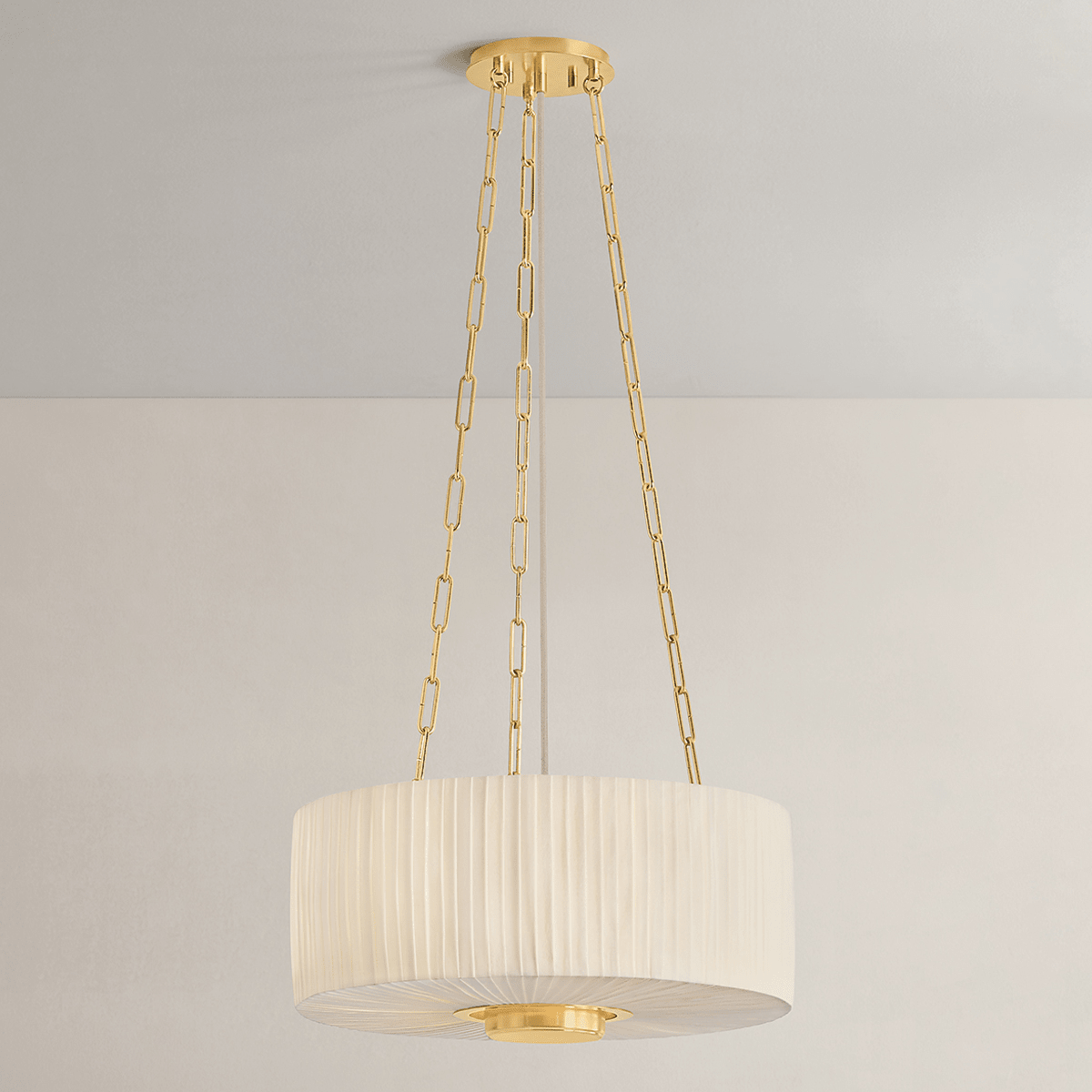 Hudson Valley Lighting | Camby Pendant - AGED BRASS White Cliff Studio Pendant
