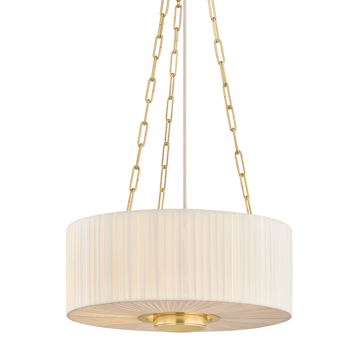 Hudson Valley Lighting | Camby Pendant - AGED BRASS White Cliff Studio Pendant