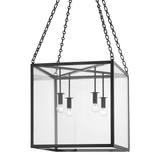 Hudson Valley Lighting | Catskill Lantern - AGED IRON White Cliff Studio Lantern
