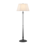 Hudson Valley Lighting | Celmins Floor Lamp - BLACK IRON White Cliff Studio Floor Lamp