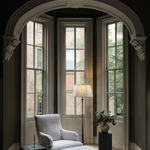 Hudson Valley Lighting | Celmins Floor Lamp - BLACK IRON White Cliff Studio Floor Lamps