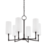 Hudson Valley Lighting | Dillon Chandelier - OLD BRONZE White Cliff Studio Chandelier