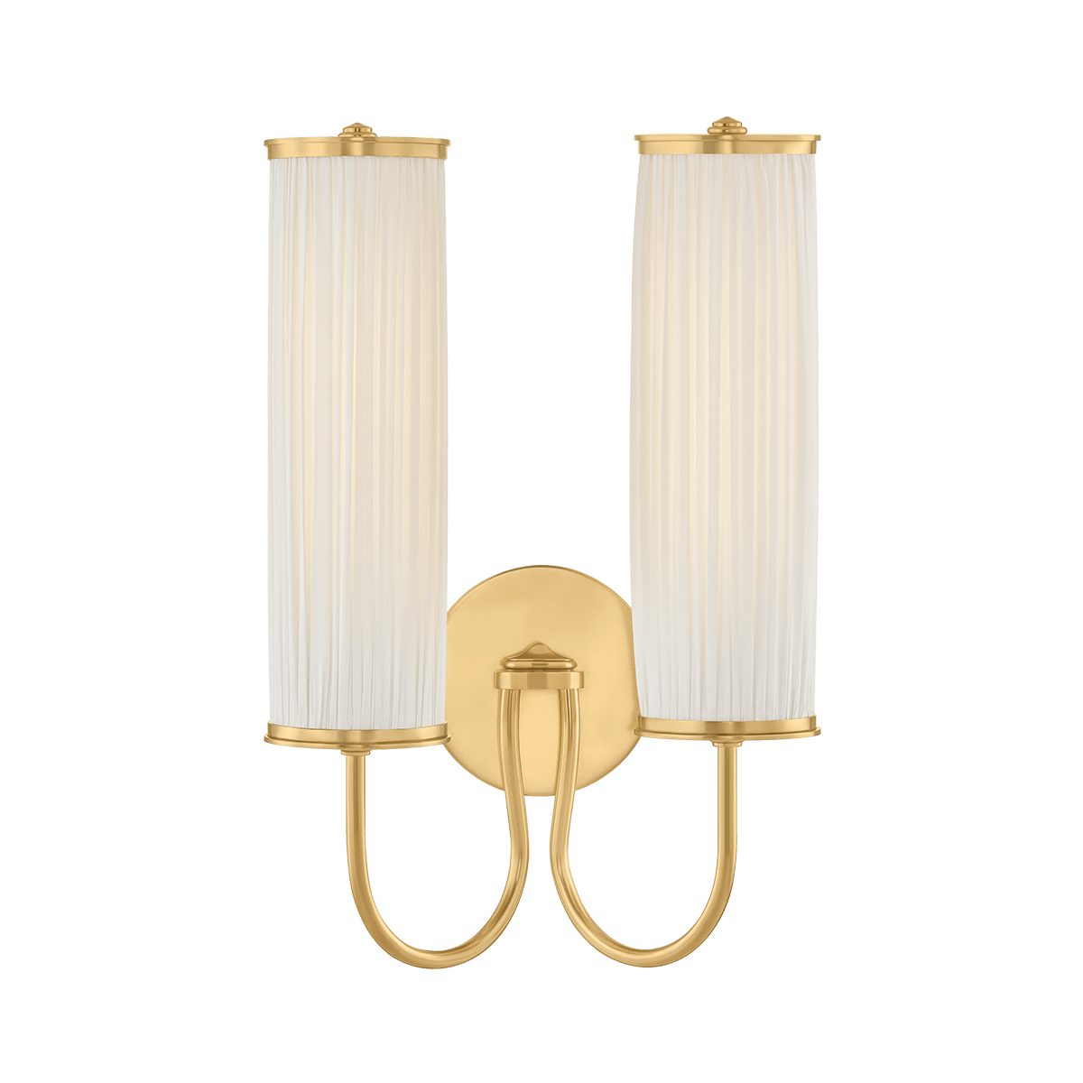 Hudson Valley Lighting | Elaine Wall Sconce - AGED BRASS White Cliff Studio Wall Sconce