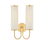 Hudson Valley Lighting | Elaine Wall Sconce - AGED BRASS White Cliff Studio Wall Sconce