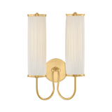 Hudson Valley Lighting | Elaine Wall Sconce - AGED BRASS White Cliff Studio Wall Sconce