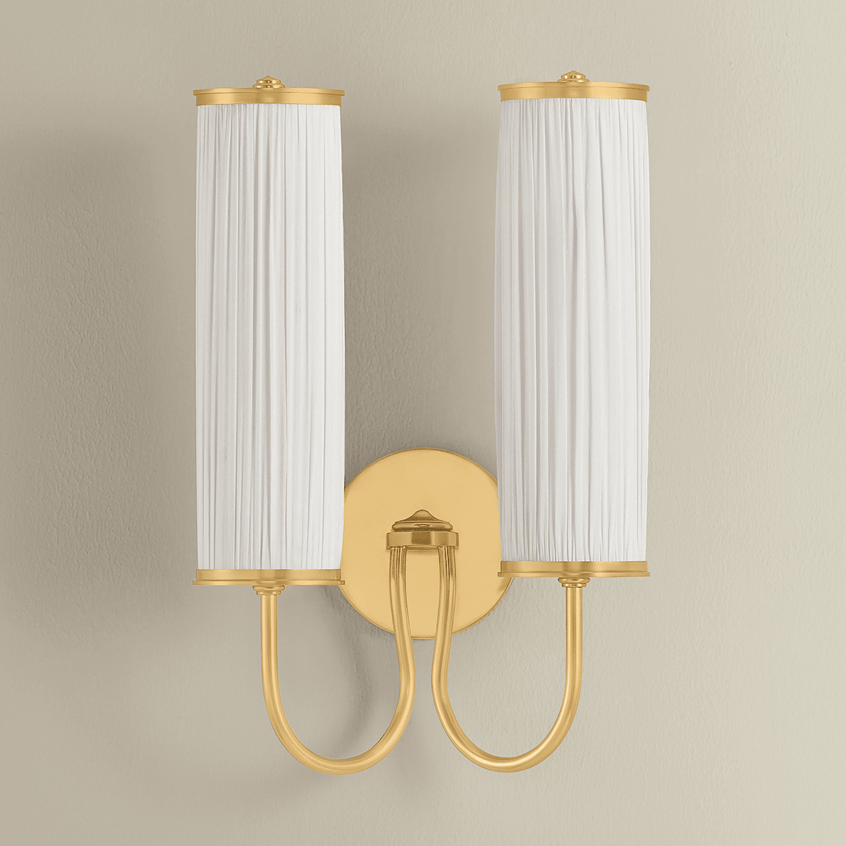 Hudson Valley Lighting | Elaine Wall Sconce - AGED BRASS White Cliff Studio Wall Sconce