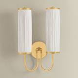 Hudson Valley Lighting | Elaine Wall Sconce - AGED BRASS White Cliff Studio Wall Sconce