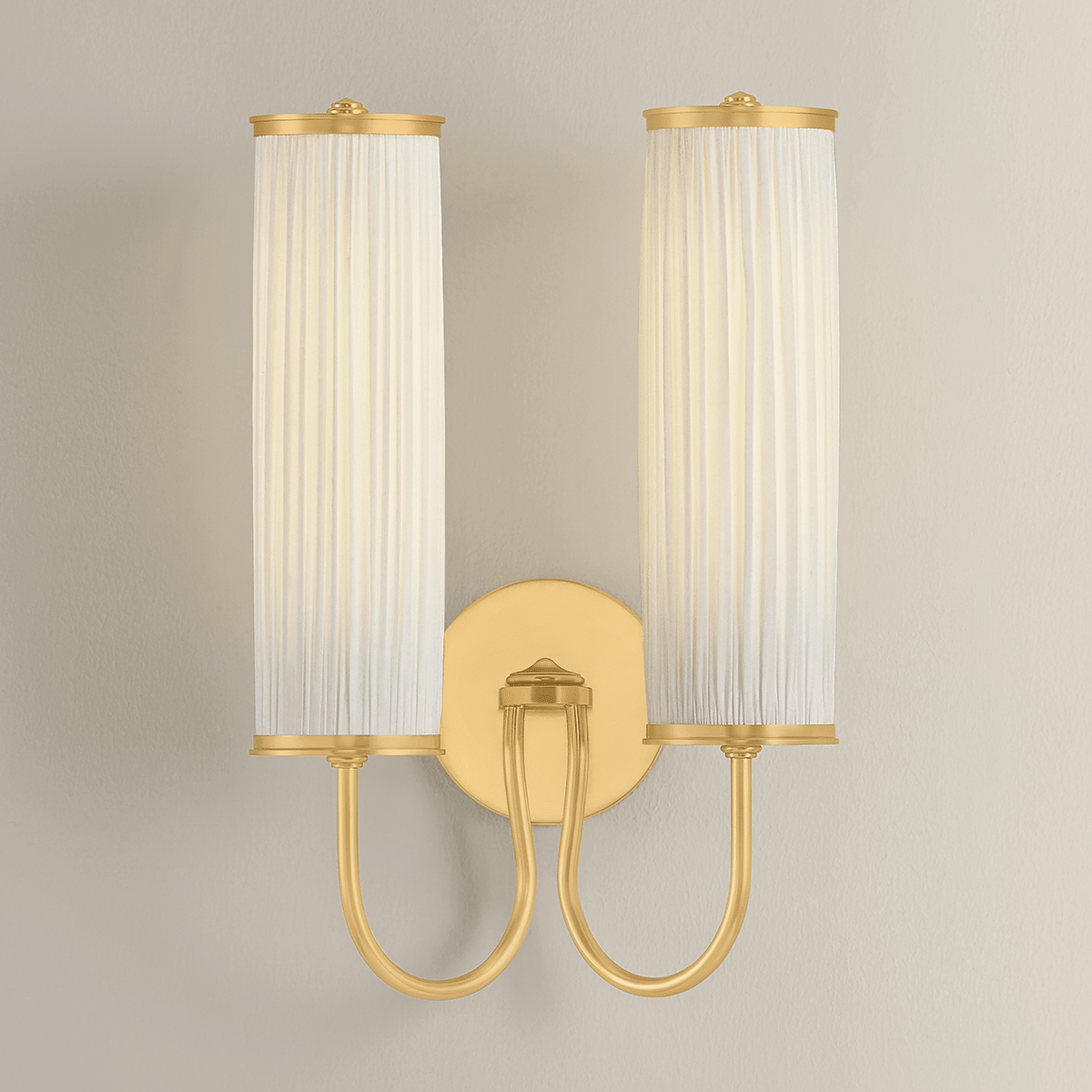 Hudson Valley Lighting | Elaine Wall Sconce - AGED BRASS White Cliff Studio Wall Sconce