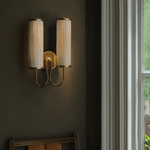 Hudson Valley Lighting | Elaine Wall Sconce - AGED BRASS White Cliff Studio Wall Sconce