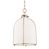 Hudson Valley Lighting | Eldridge Pendant - AGED BRASS White Cliff Studio Pendant