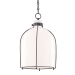 Hudson Valley Lighting | Eldridge Pendant - OLD BRONZE White Cliff Studio Pendant