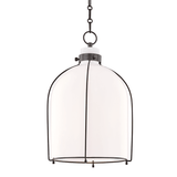 Hudson Valley Lighting | Eldridge Pendant - OLD BRONZE White Cliff Studio Pendant