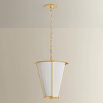 Hudson Valley Lighting | Ellsworth Lantern - AGED BRASS White Cliff Studio Lantern