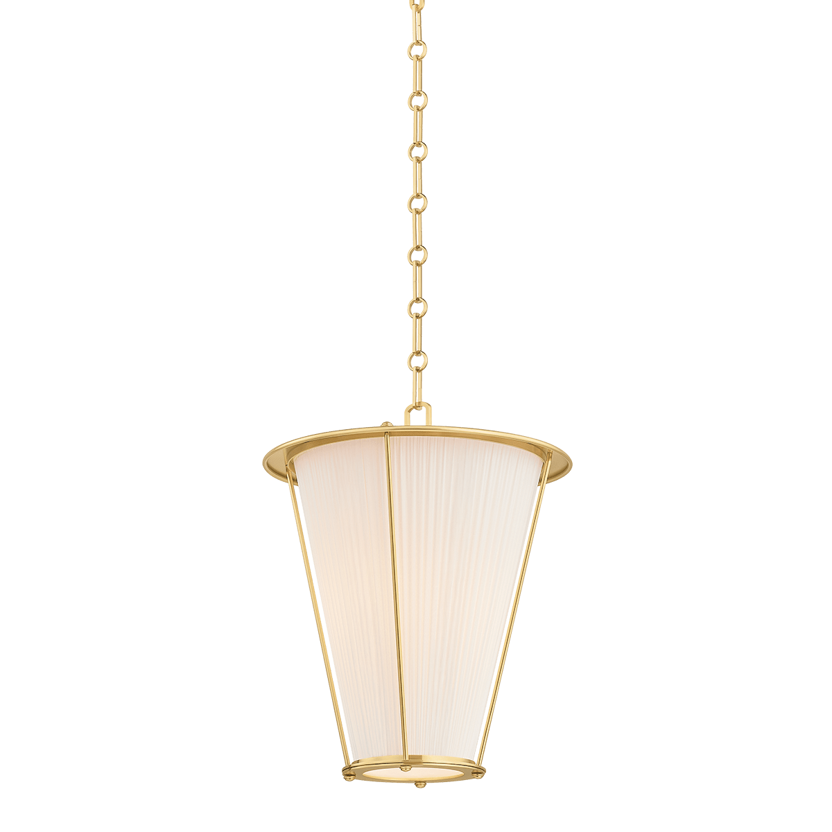Hudson Valley Lighting | Ellsworth Lantern - AGED BRASS White Cliff Studio Lantern
