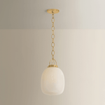 Hudson Valley Lighting | Enosburg Pendant - AGED BRASS White Cliff Studio Pendant