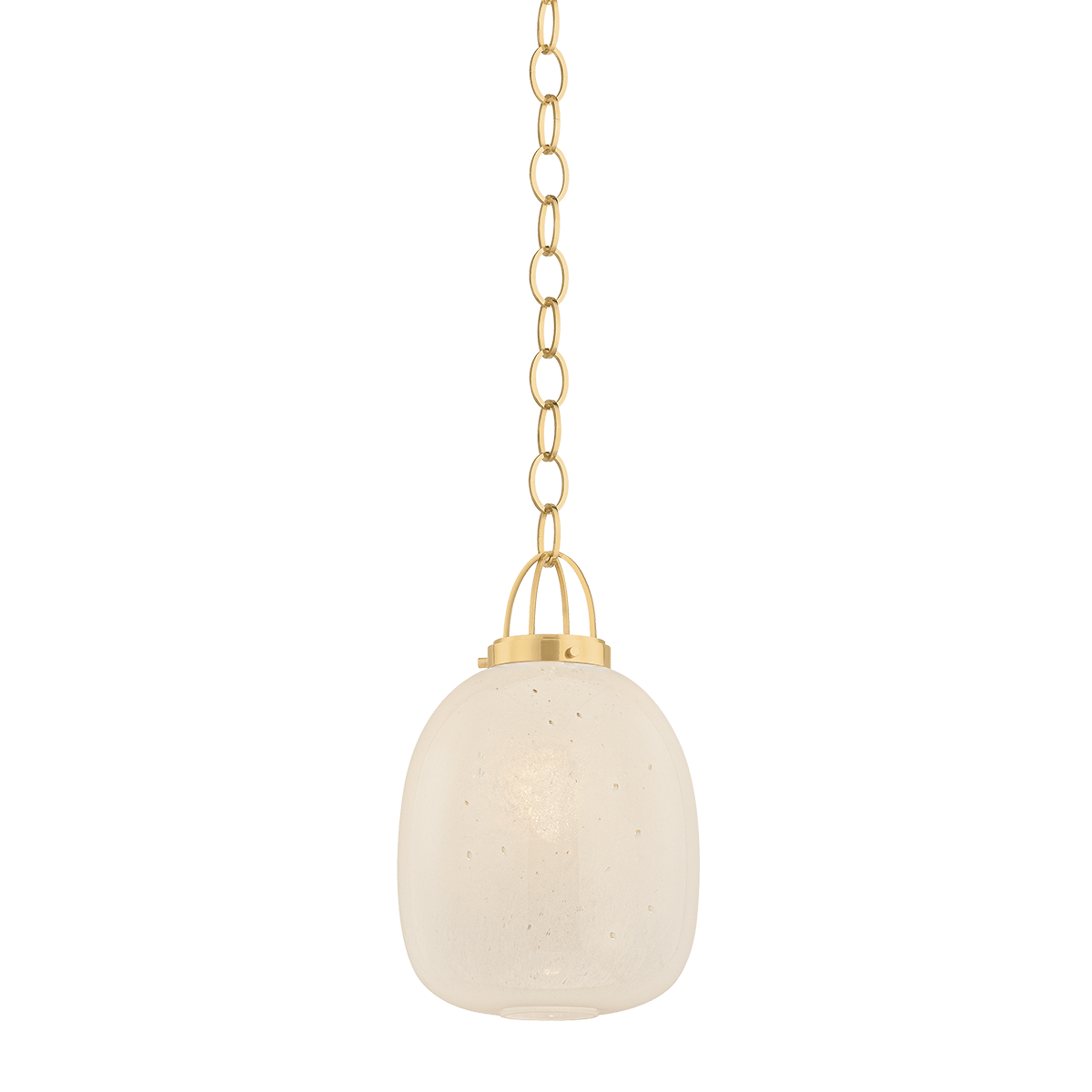 Hudson Valley Lighting | Enosburg Pendant - AGED BRASS White Cliff Studio Pendant