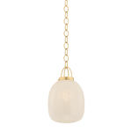Hudson Valley Lighting | Enosburg Pendant - AGED BRASS White Cliff Studio Pendant